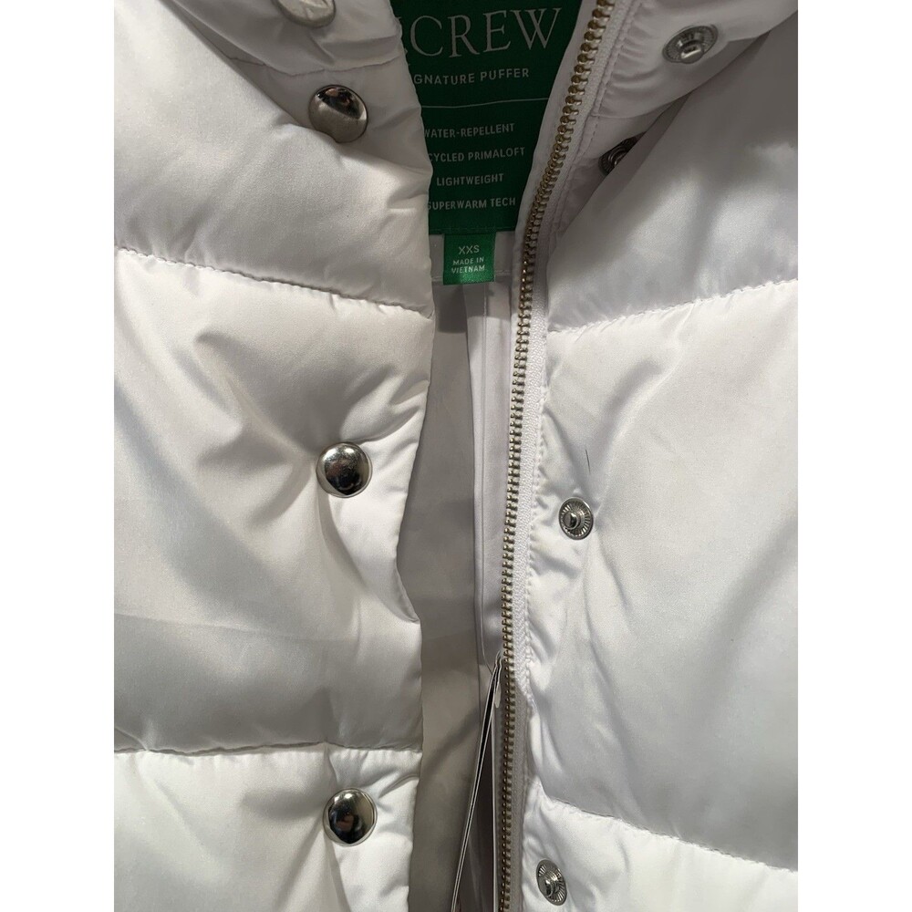 J.Crew Chateau Puffer Parka Primaloft Signature Puffer Water Repellent XXS NEW - Picture 12 of 16